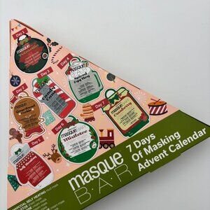 Masque Bar 7 Days Of Masking Holiday Advent Calendar, Facial Face Masks Spa NEW